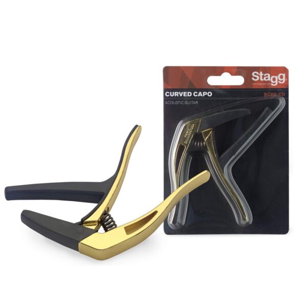 Capo A+EGIT Stagg SCPX-CU GD Gold