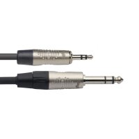 Kabel Stereo 3,5 auf 6,3mm NAC1 1,0 mtr