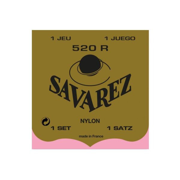 Satz 4/4 Savarez 520 R Card Rouge HT