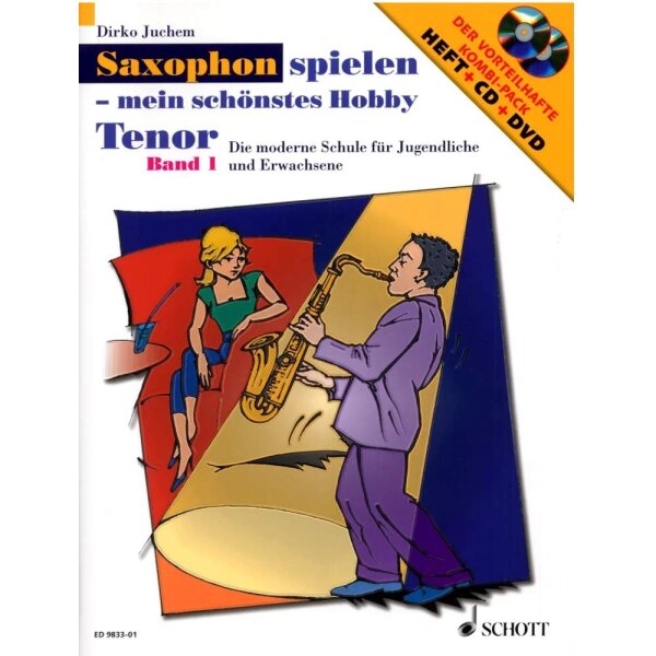 Saxophon spielen - Spielbuch 1 TSAX KLAV CD