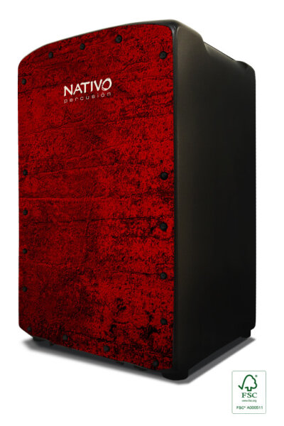 Cajon Nativo X Bass Red